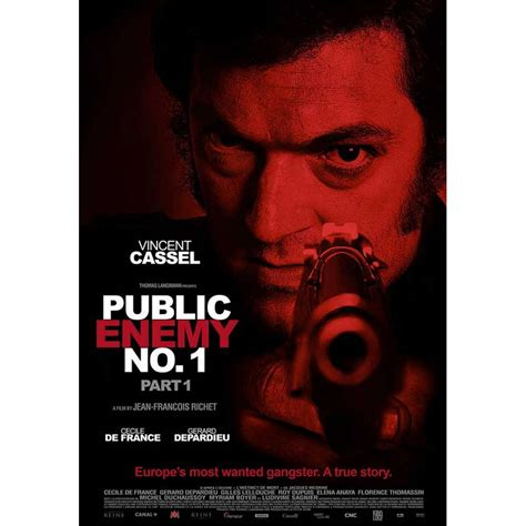 Public Enemy Number One - movie POSTER (Style B) (11" x 17") (2008 ...