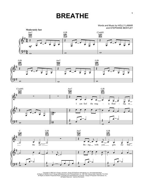 Breathe | Sheet Music Direct