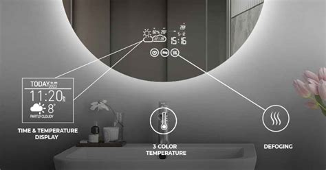 SMART LED Mirror for SMART Functioning - Bimba Glass Interiors