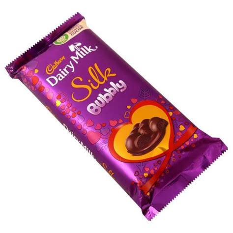 Cadbury Dairy Milk Silk Bubbly Chocolate 120 g - JioMart