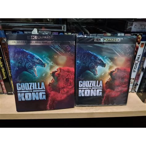 PRE ORDER GODZILLA VS KONG 4K BLU RAY + STD BLU RAY + DIGITAL NEW ...