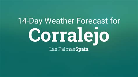 Corralejo, Las Palmas, Spain 14 day weather forecast