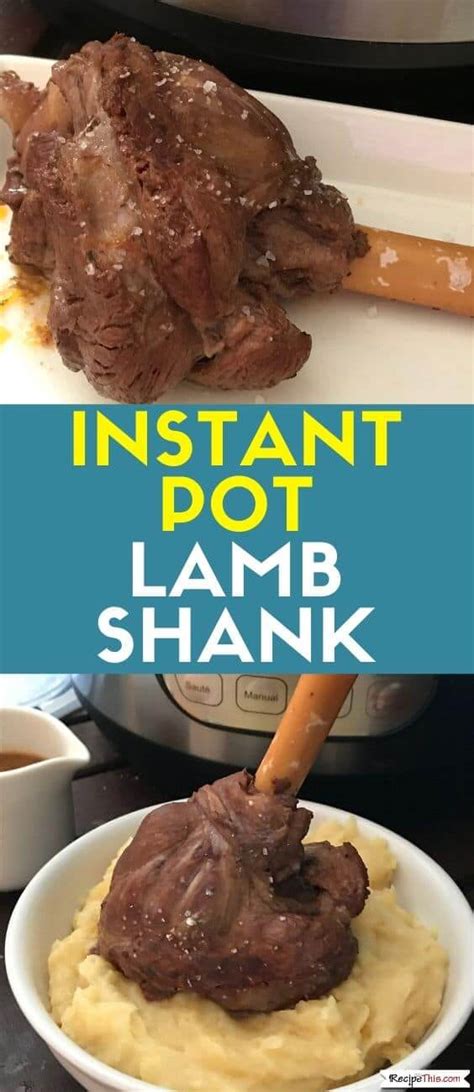 Instant Pot Lamb Shank | Recipe This