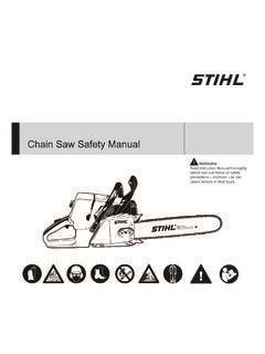 Chainsaw Safety Manual - STIHL / chainsaw-safety-manual-stihl.pdf / PDF4PRO