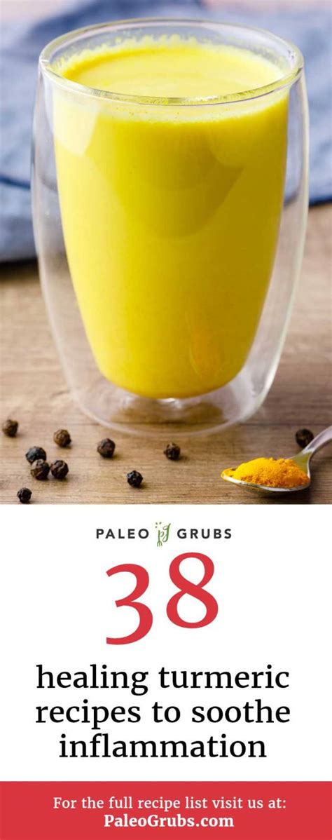 38 Healing Turmeric Recipes to Soothe Inflammation - Paleo Grubs