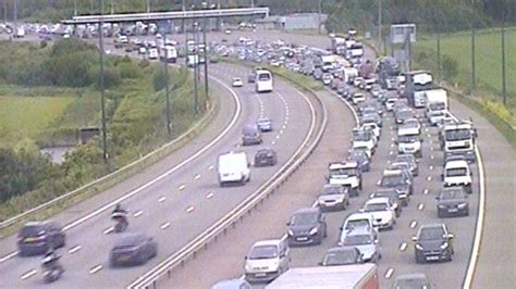 Long delays on M4 coming into Wales | Wales - ITV News