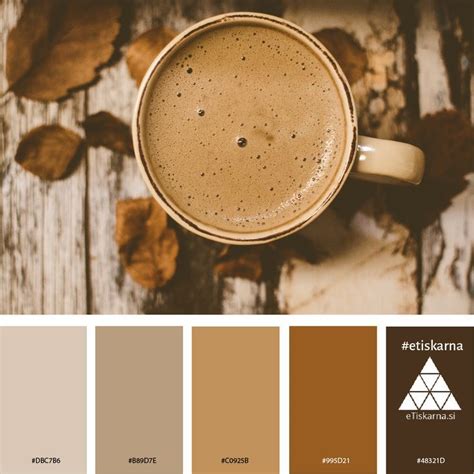 Color palette Coffee, please | Brown color palette, Website color palette, Brown color schemes