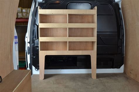 Ford Transit Custom 2013 to 2023 Plywood Bulkhead van racking / Shelving unit - WR57, WR57 ...