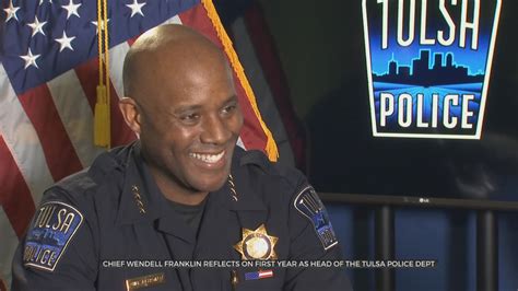 Chief Franklin Reflects On 1st Year As Head Of Tulsa Police Department