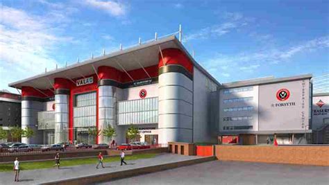 Sheffield United Stadium Regeneration by Whittam Cox Architects