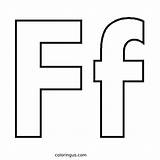 Letter F Coloring Pages Free Printable PDF sketch template