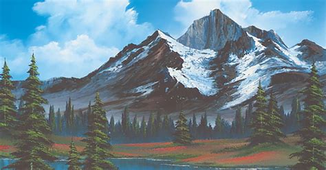 The Best of the Joy of Painting with Bob Ross | Mighty Mountain Lake ...