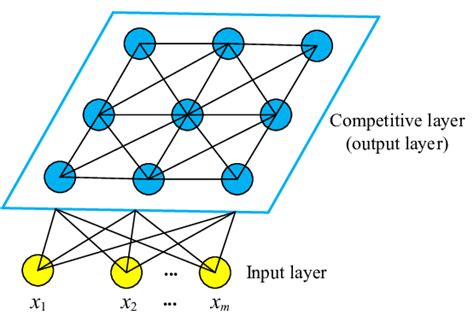 Structure of SOM neural network. | Download Scientific Diagram