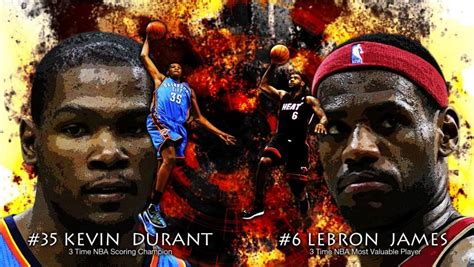 Lebron James Vs Kevin Durant - Digital Art | Ambin Designns | Touchtalent