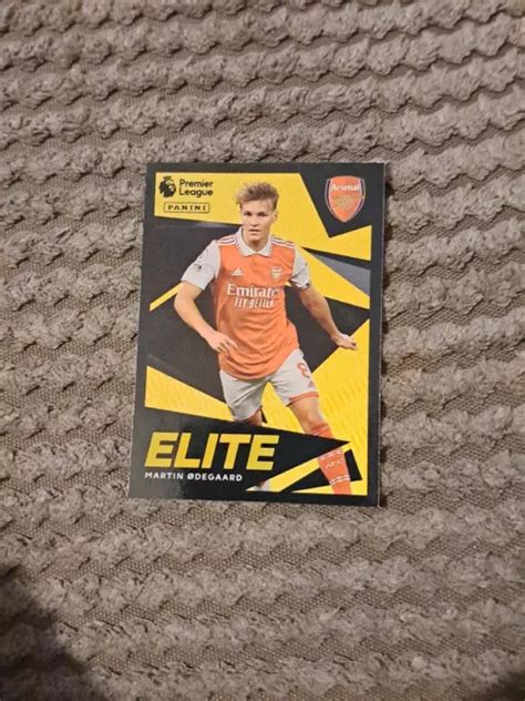 PANINI PREMIER LEAGUE 2023 Elite Parallel Football Stickers - odegaard ...