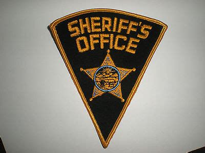 OHIO STATE SHERIFF'S OFFICE PATCH | eBay