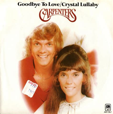 Carpenters – Goodbye To Love (1972, Terre Haute Pressing, Vinyl) - Discogs