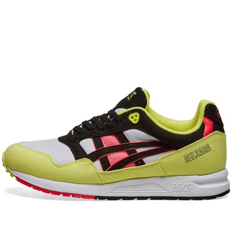 Asics Gel Saga White, Black & Yellow | END. (US)