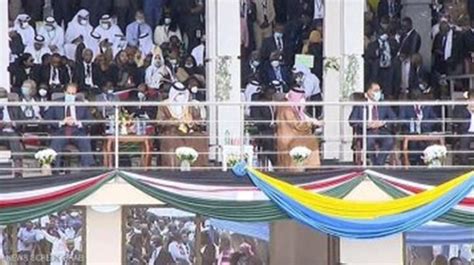 The signing of the Sudanese peace agreement in Juba in the presence of ...