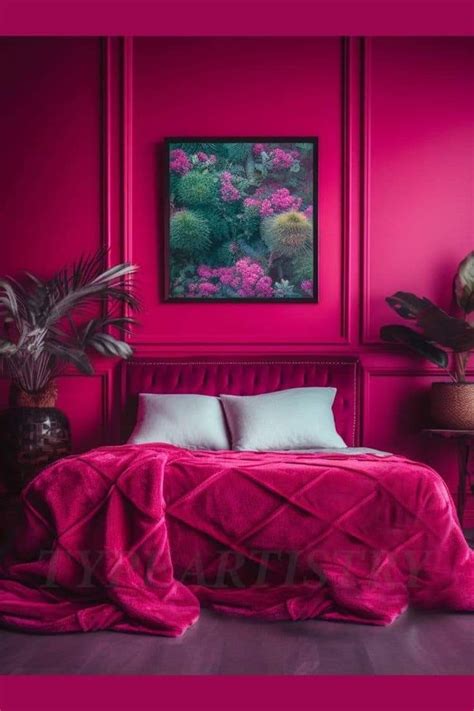 Pin by Frannie on Bedroom Ideas | Home interior design, Magenta ...