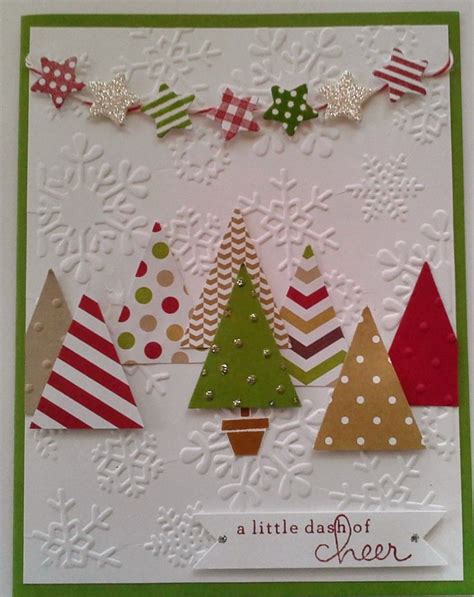 Pennant Punch Trees and Stars | 25+ Handmade Christmas Cards Homemade ...