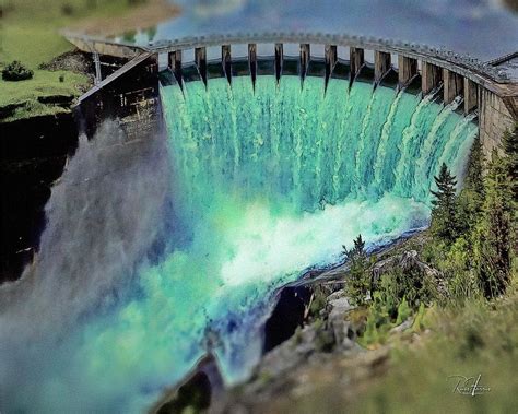 Flathead Lake Kerr Dam Photograph by Russ Harris - Pixels