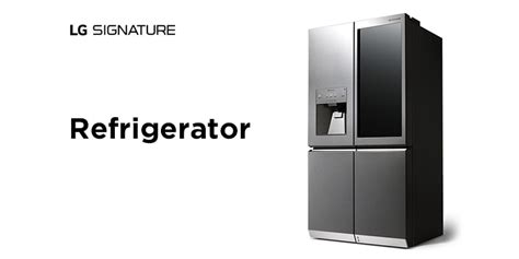 LG InstaView Door-in-Door Refrigerator | LG SIGNATURE