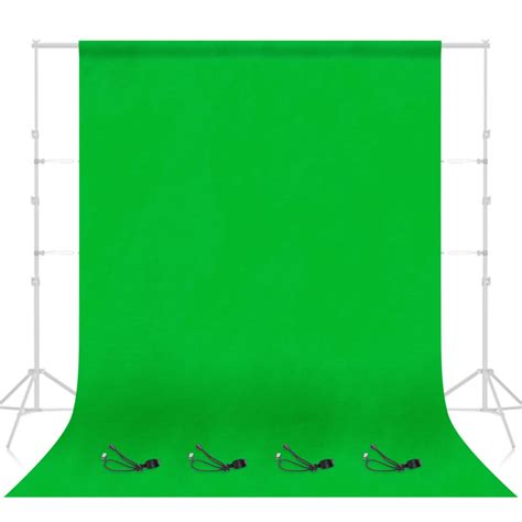 Buy EMART Green Screen Backdrop, Photography Greenscreen Background for Streaming Zoom, Small ...