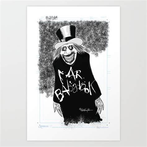 Mr. Babadook Art Print by James Reddington | Society6