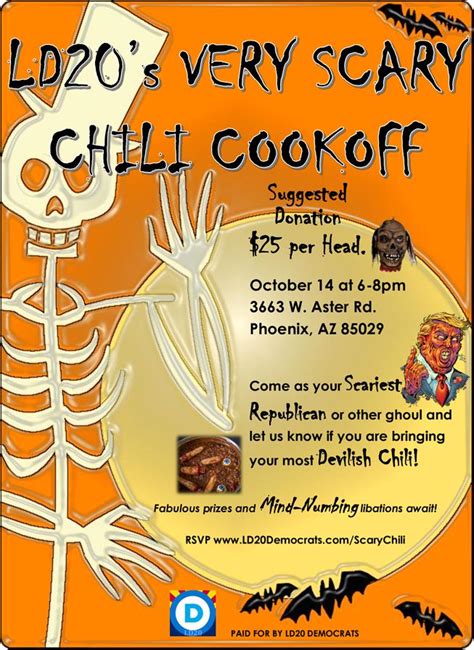 Halloween Chili Cook Off Flyer Free Design (10+ Magnificent Ideas)