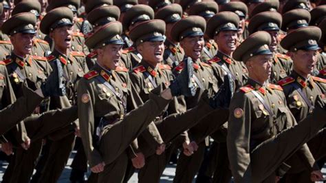 Plenty of military might on display at North Korea parade, but no nukes - ABC News