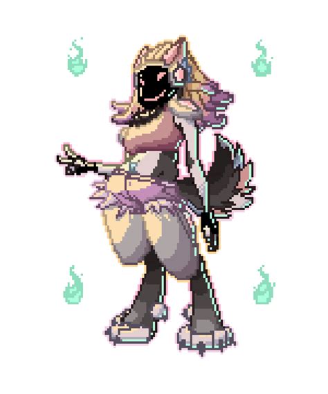 Protogen pixel art (commission) - (Art by me) : r/furry