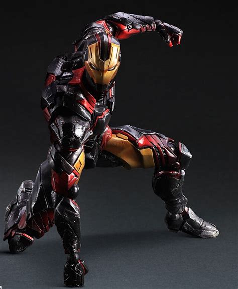 Iron Man Black Suit | Marvel iron man, Play arts kai action figures, Iron man armor