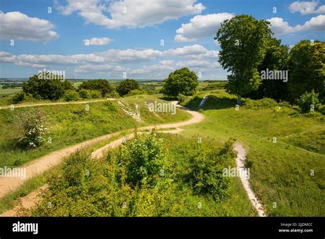 Danebury iron age hillfort hi-res stock photography and images - Alamy