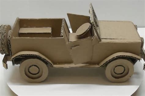 Cardboard Crafting How to Make a Cardboard Toy Car for Children in 2020 | Diy toys car ...