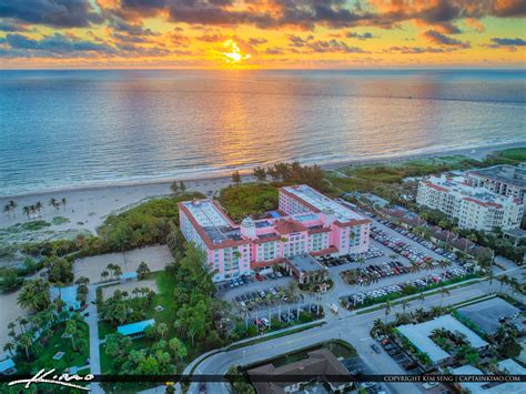 Palm Beach Shores Resort Singer Island Florida Sunrise | Royal Stock Photo