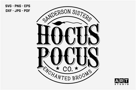 Halloween Sign SVG | Hocus Pocus SVG Graphic by CraftArtStudio · Creative Fabrica