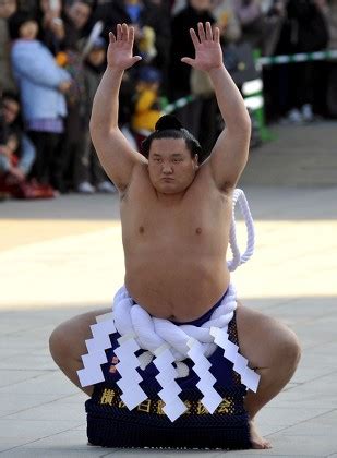 Mongolian Sumo Grand Champion Hakuho Dedicates Editorial Stock Photo - Stock Image | Shutterstock