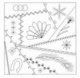 Apply Crazy Quilt Stitches  Anita Shackelford sketch template
