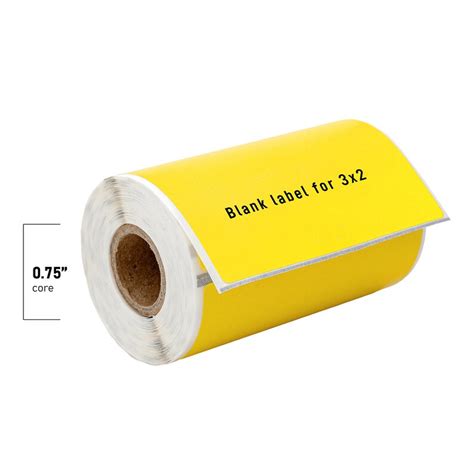 12 Rolls, 3x2 YELLOW Zebra Compatible Labels on a 3/4 CORE, Mobile Printer 210 Labels a Roll - Etsy