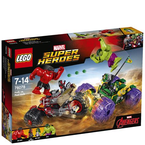 LEGO Marvel Superheroes: Hulk vs. Red Hulk (76078) Toys | Zavvi