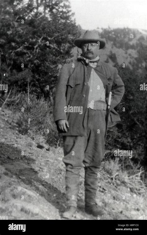 President Theodore Roosevelt in Yellowstone, 1903 Stock Photo - Alamy