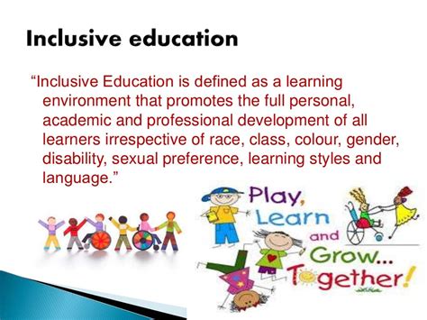 Inclusive education - Definition, concept and significance of Inclusi…