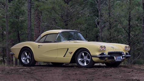 1962, Chevrolet, Corvette, c1 , Convertible, Cars, Yellow Wallpapers HD ...