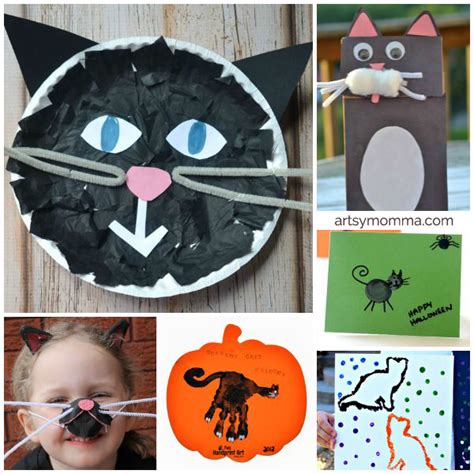 15 Adorable Black Cat Crafts for Kids - Artsy Momma