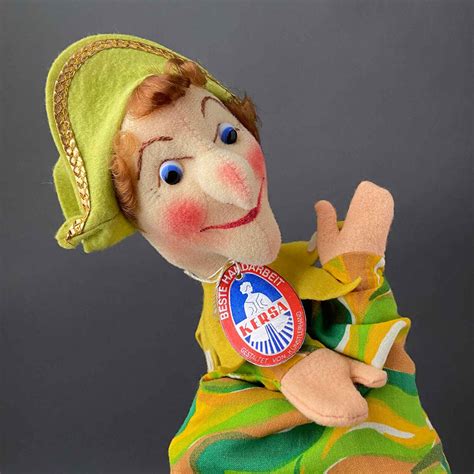 Rare Vintage KERSA Punchinello Hand Puppet ~ 1960s – Once Upon A Puppet