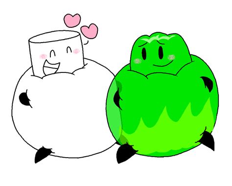 [Request] Gelatin and Marshmallow inflated by Objectoes on DeviantArt