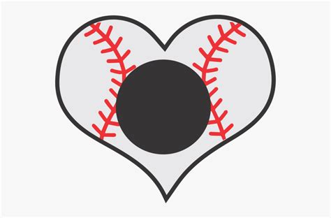 Baseball Heart Png - Free Baseball Heart Clip Art , Free Transparent ...