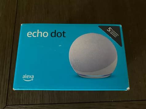 AMAZON ECHO DOT 5th Gen. Smart Speaker - Glacier White- BRAND NEW!!! $35.00 - PicClick