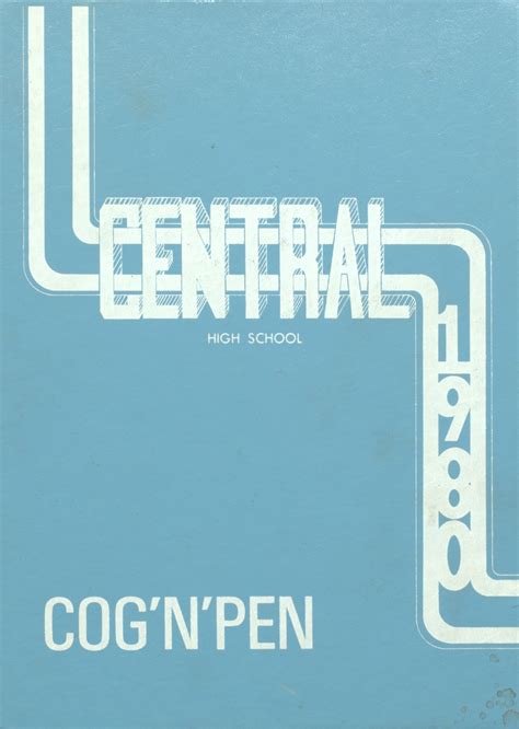 1980 yearbook from Central High School from Newark, New Jersey for sale